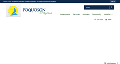 Desktop Screenshot of poquoson-va.gov