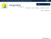 Tablet Screenshot of poquoson-va.gov